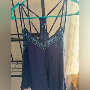 Navy Blue Express Tank Top